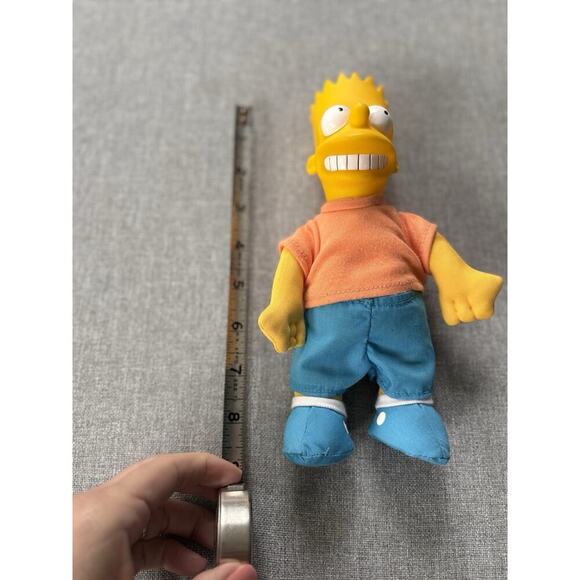 Vintage Bart Simpson 1990 Plush Doll Hard Head 8 inches. The Simpsons Doll - Picture 8 of 8
